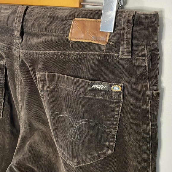 Mavi Molly Corduroy Pant in Chocolate Brown Women's Sz 30/34 - Picture 4 of 7